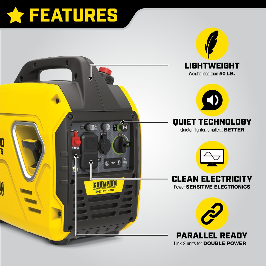 2000-Watt Inverter - Champion Power Equipment