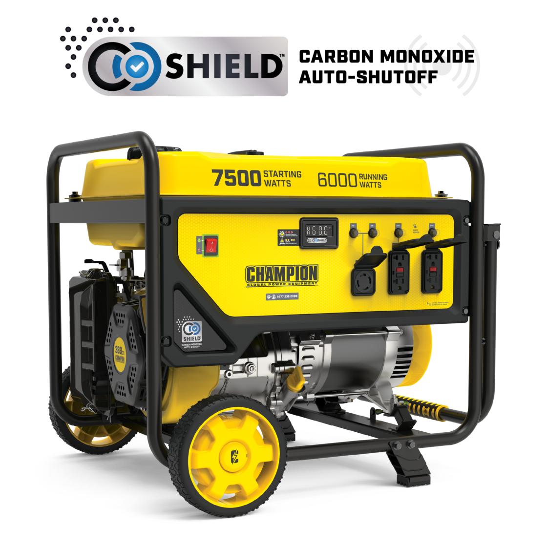 6000-Watt Generator with CO Shield® - Champion Power Equipment