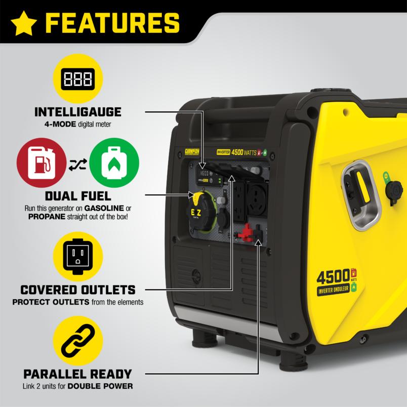 Generador eléctrico a gasolina 18 Hp 4T 45 litros Ref. 123-A DUCSON – Tool  Store