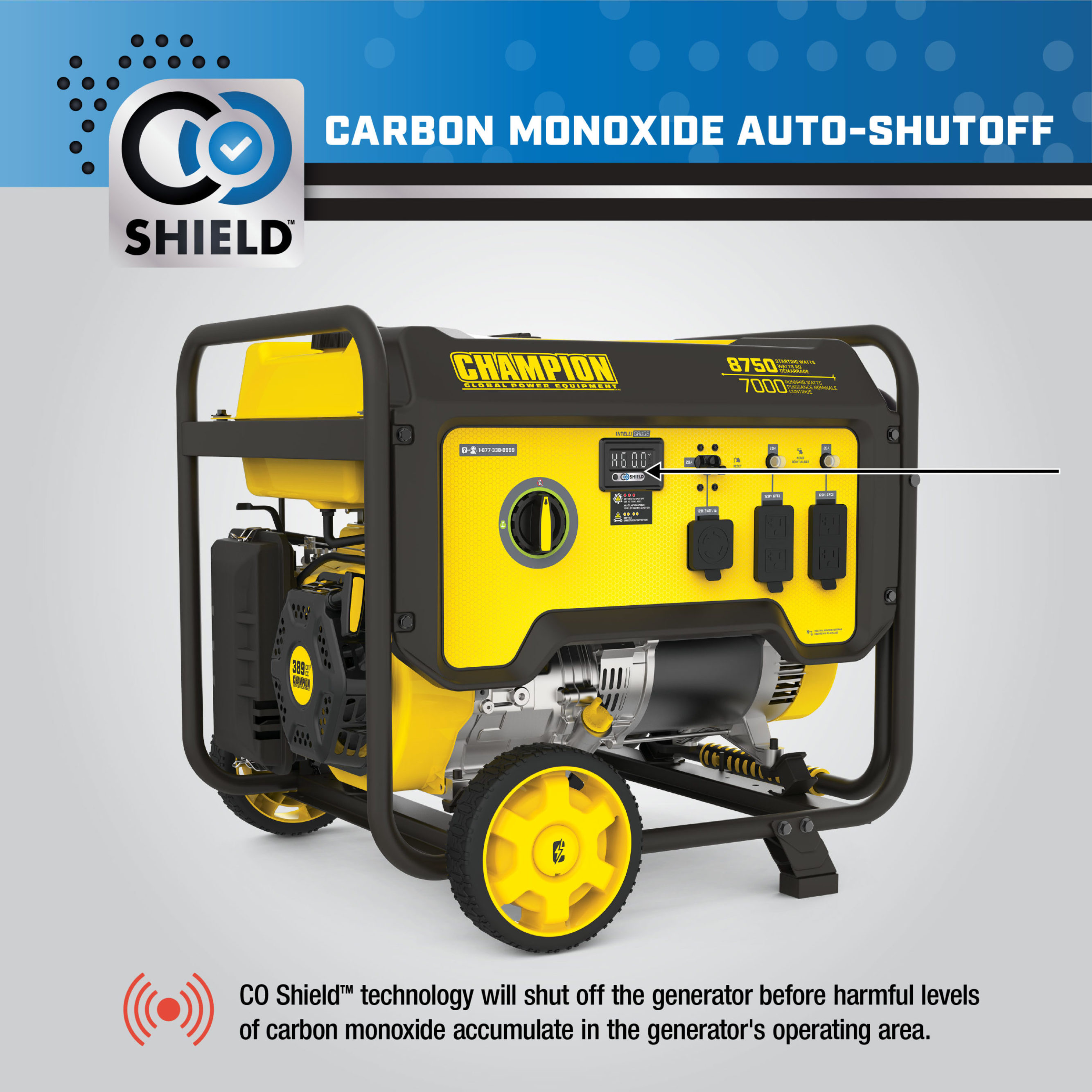 7000-Watt Generator with CO Shield® - Champion Power Equipment