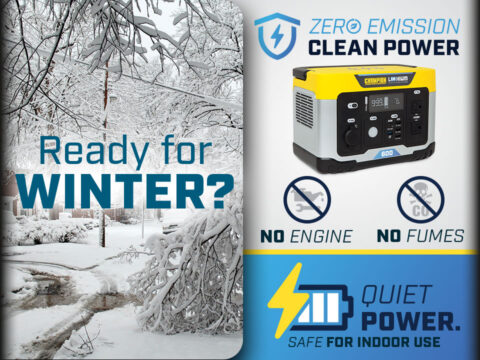 Utilizing power stations during winter storms.